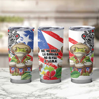 Coqui Frog Puerto Rico Tumbler Cup No No Suelte La Bandera