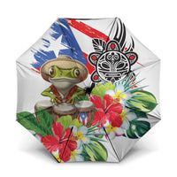 Coqui Frog Puerto Rico Umbrella No No Suelte La Bandera