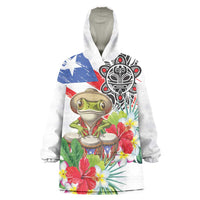 Coqui Frog Puerto Rico Wearable Blanket Hoodie No No Suelte La Bandera