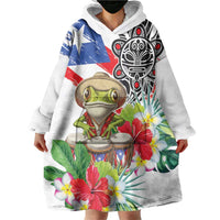 Coqui Frog Puerto Rico Wearable Blanket Hoodie No No Suelte La Bandera