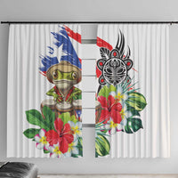 Coqui Frog Puerto Rico Window Curtain No No Suelte La Bandera