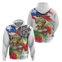 Coqui Frog Puerto Rico Zip Hoodie No No Suelte La Bandera
