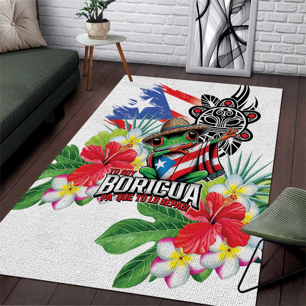 Puerto Rican Yo Soy Boricua Area Rug