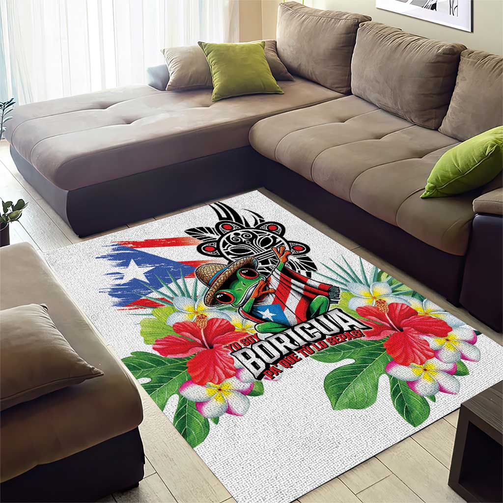 Puerto Rican Yo Soy Boricua Area Rug
