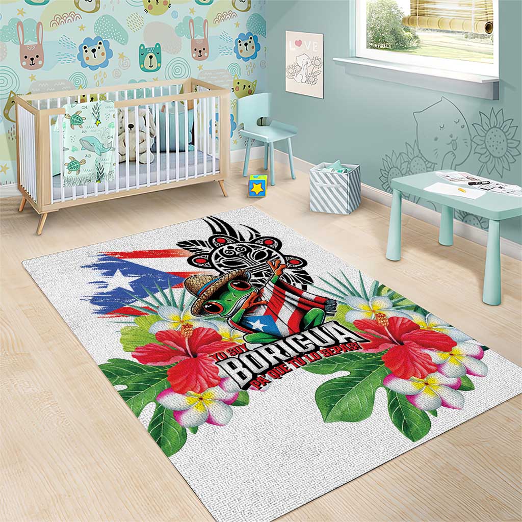 Puerto Rican Yo Soy Boricua Area Rug