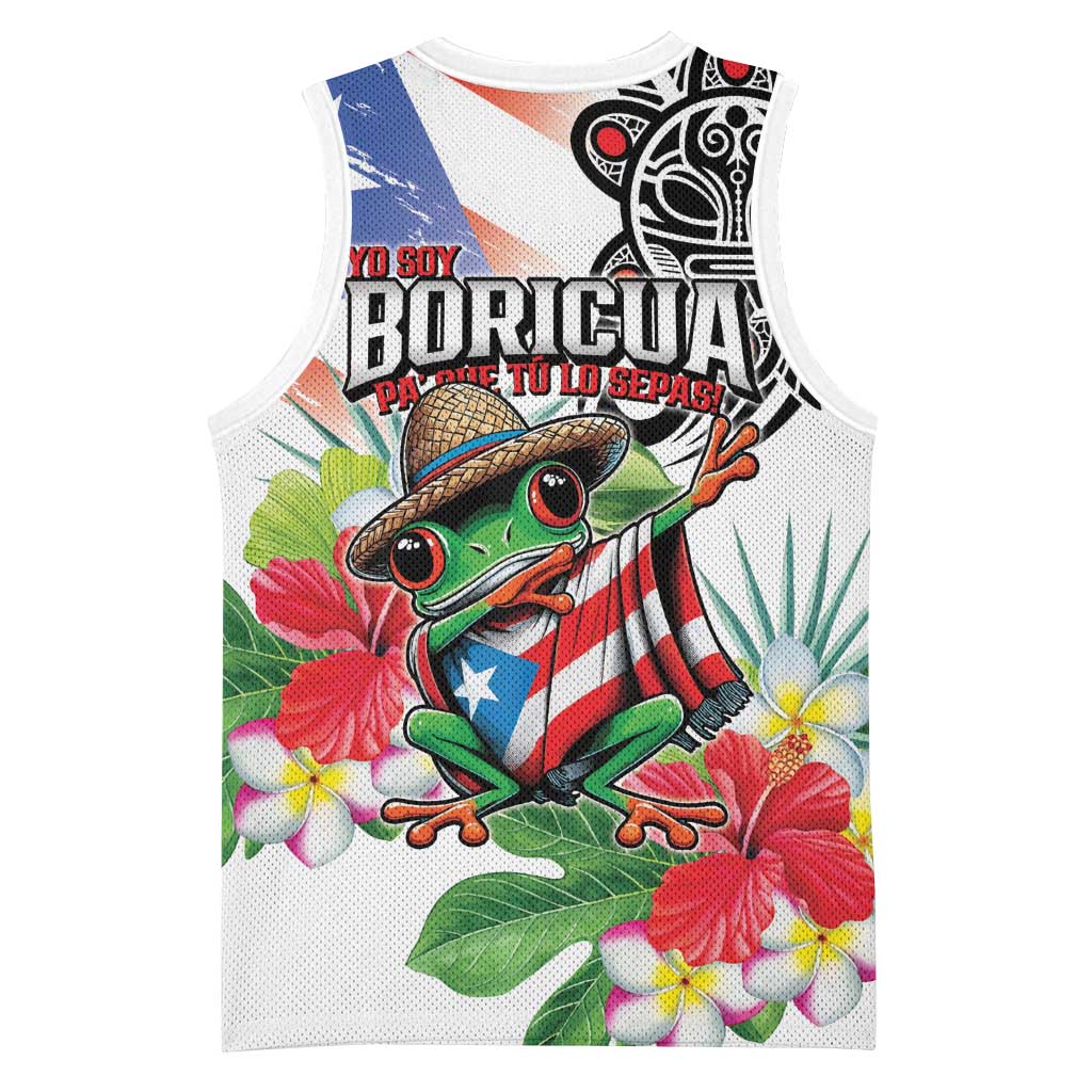 Puerto Rican Yo Soy Boricua Basketball Jersey