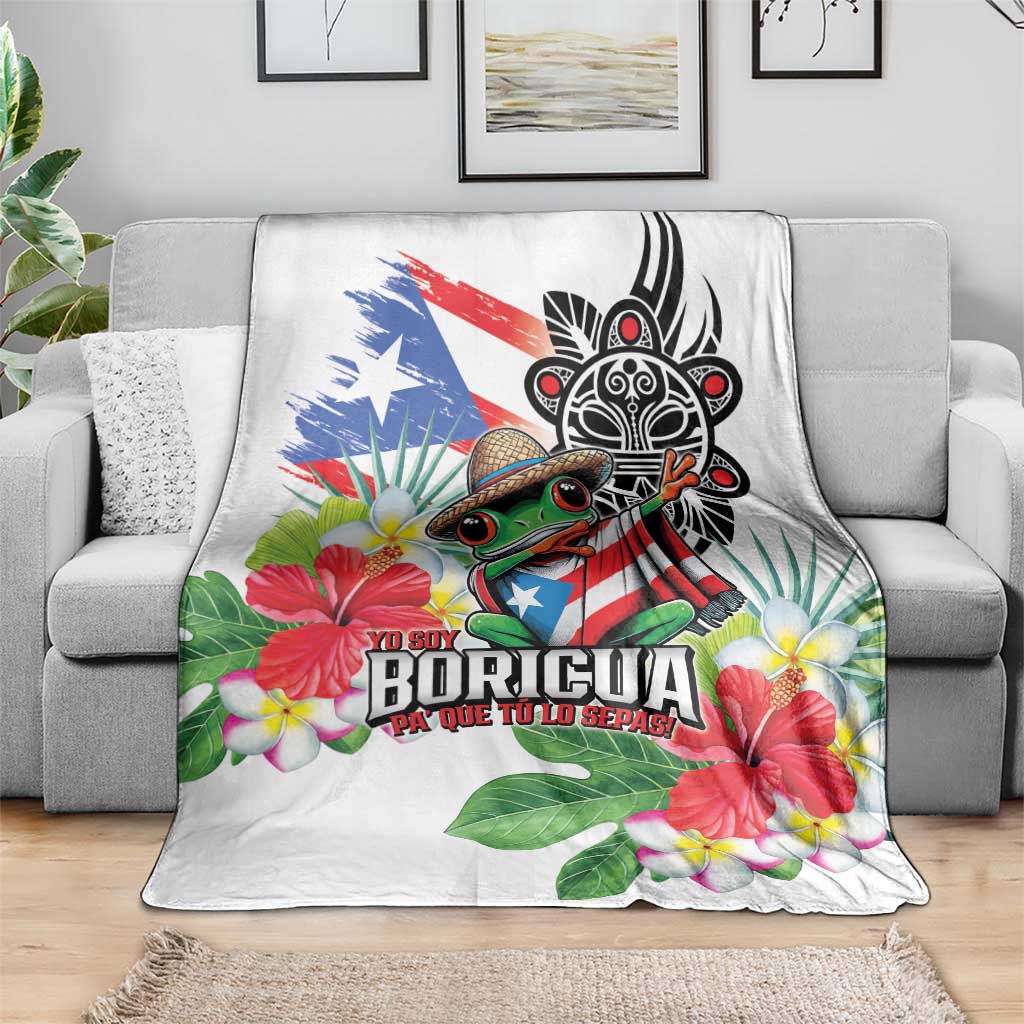 Puerto Rican Yo Soy Boricua Blanket