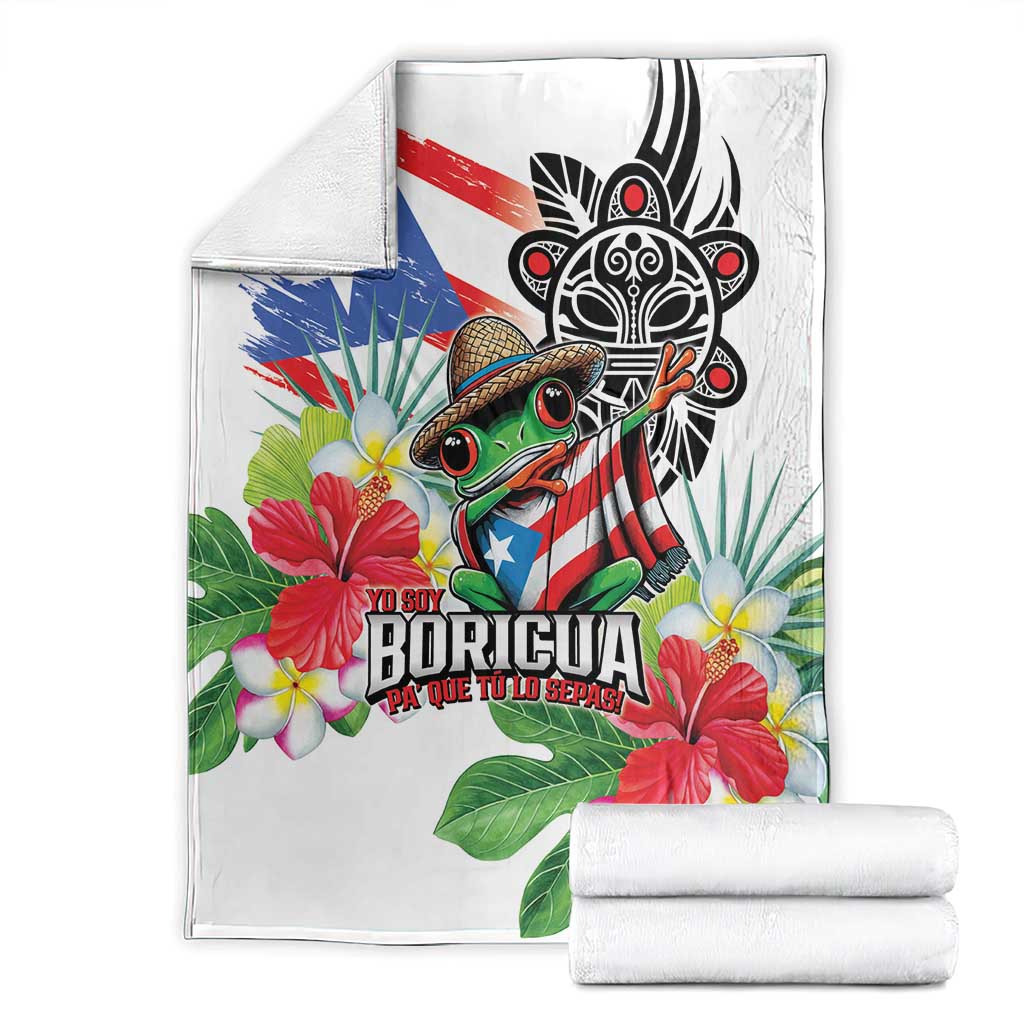 Puerto Rican Yo Soy Boricua Blanket