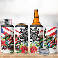 Puerto Rican Yo Soy Boricua 4 in 1 Can Cooler Tumbler