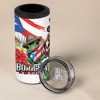 Puerto Rican Yo Soy Boricua 4 in 1 Can Cooler Tumbler