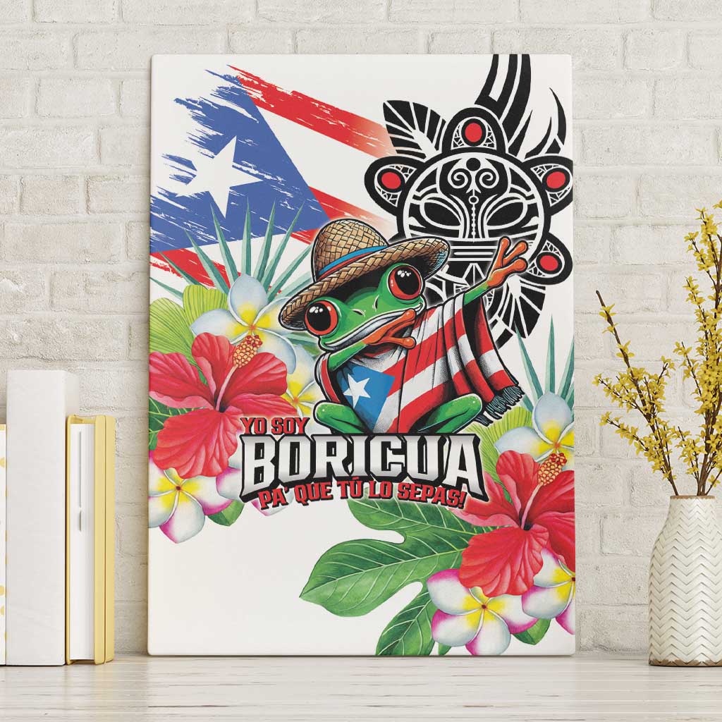 Puerto Rican Yo Soy Boricua Canvas Wall Art