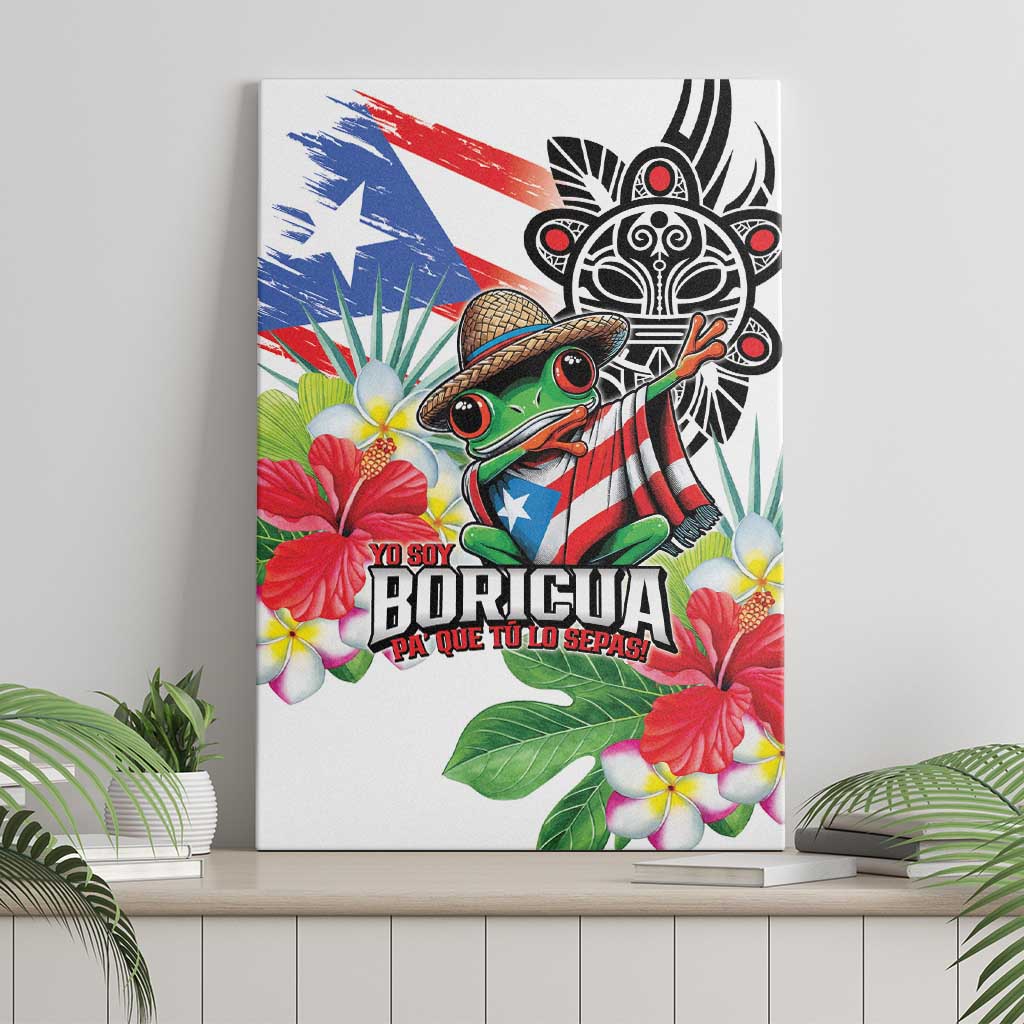 Puerto Rican Yo Soy Boricua Canvas Wall Art