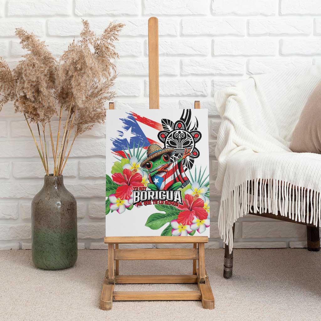 Puerto Rican Yo Soy Boricua Canvas Wall Art