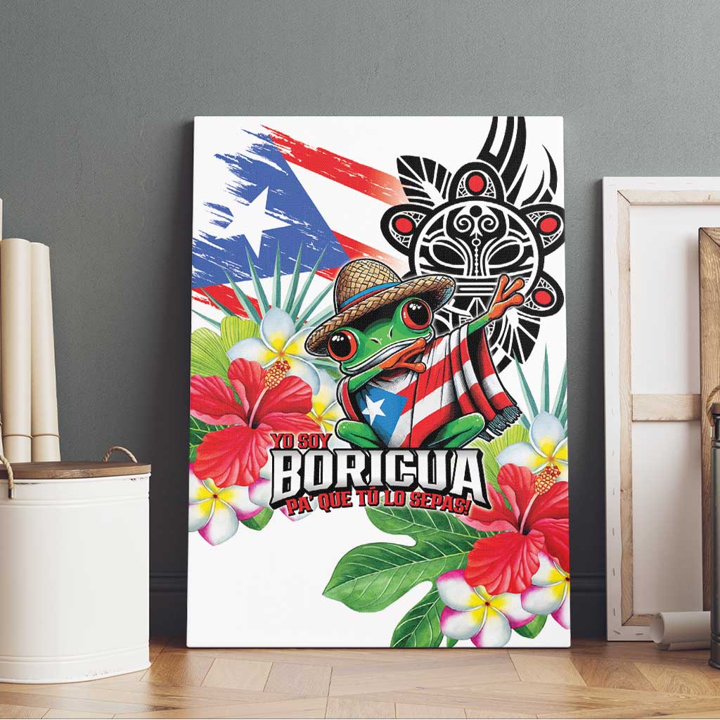 Puerto Rican Yo Soy Boricua Canvas Wall Art