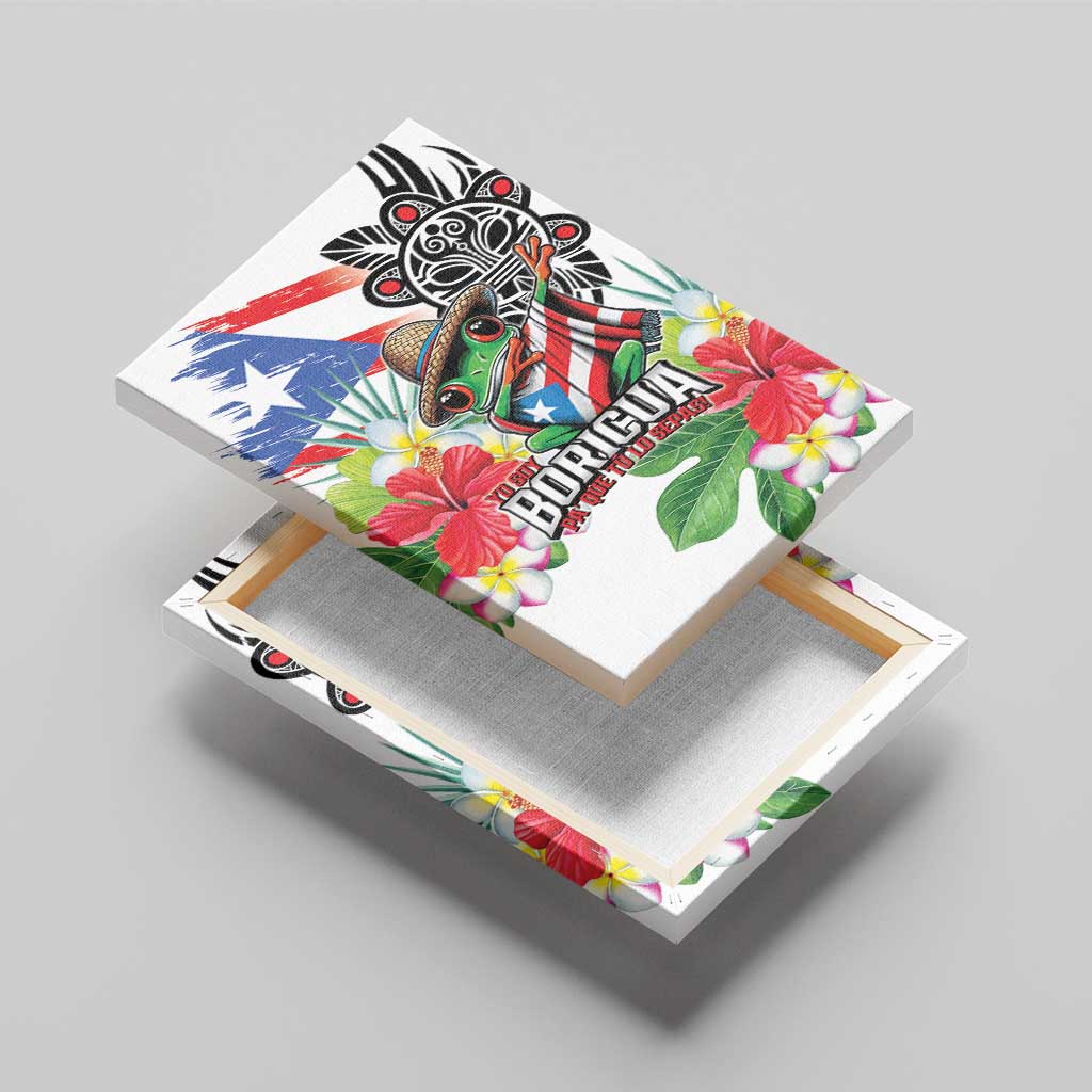 Puerto Rican Yo Soy Boricua Canvas Wall Art