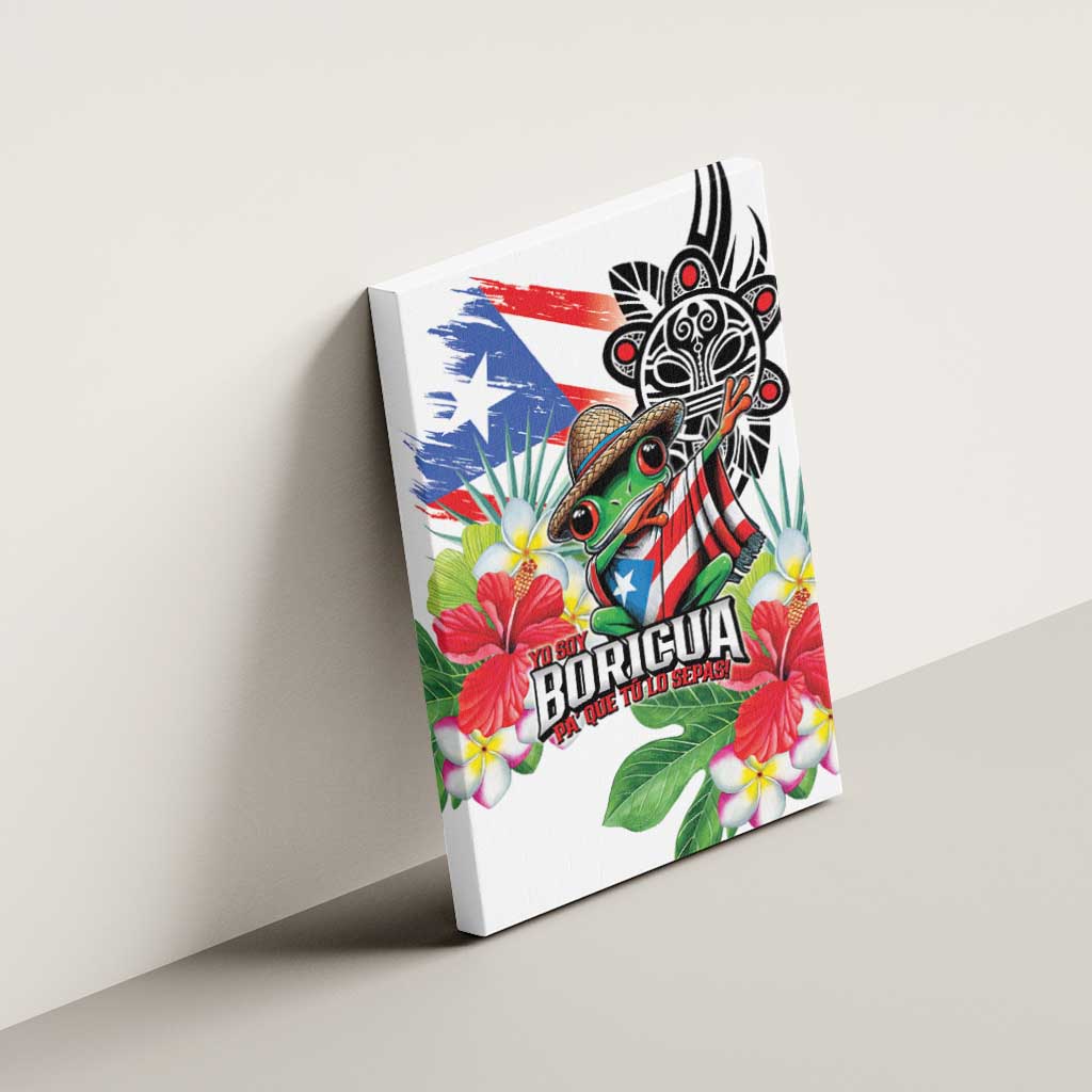 Puerto Rican Yo Soy Boricua Canvas Wall Art
