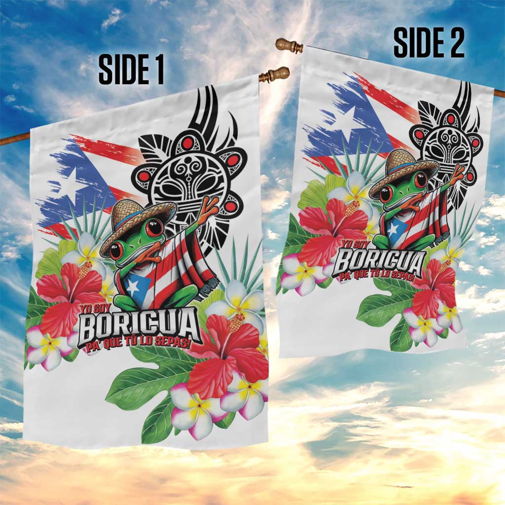 Puerto Rican Yo Soy Boricua Garden Flag