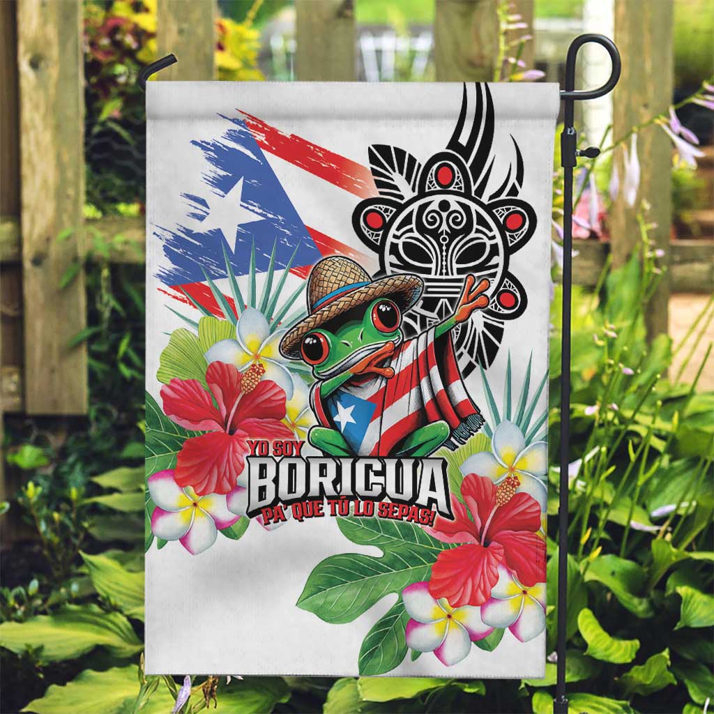 Puerto Rican Yo Soy Boricua Garden Flag