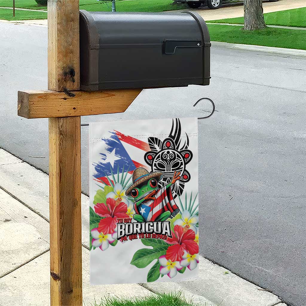 Puerto Rican Yo Soy Boricua Garden Flag