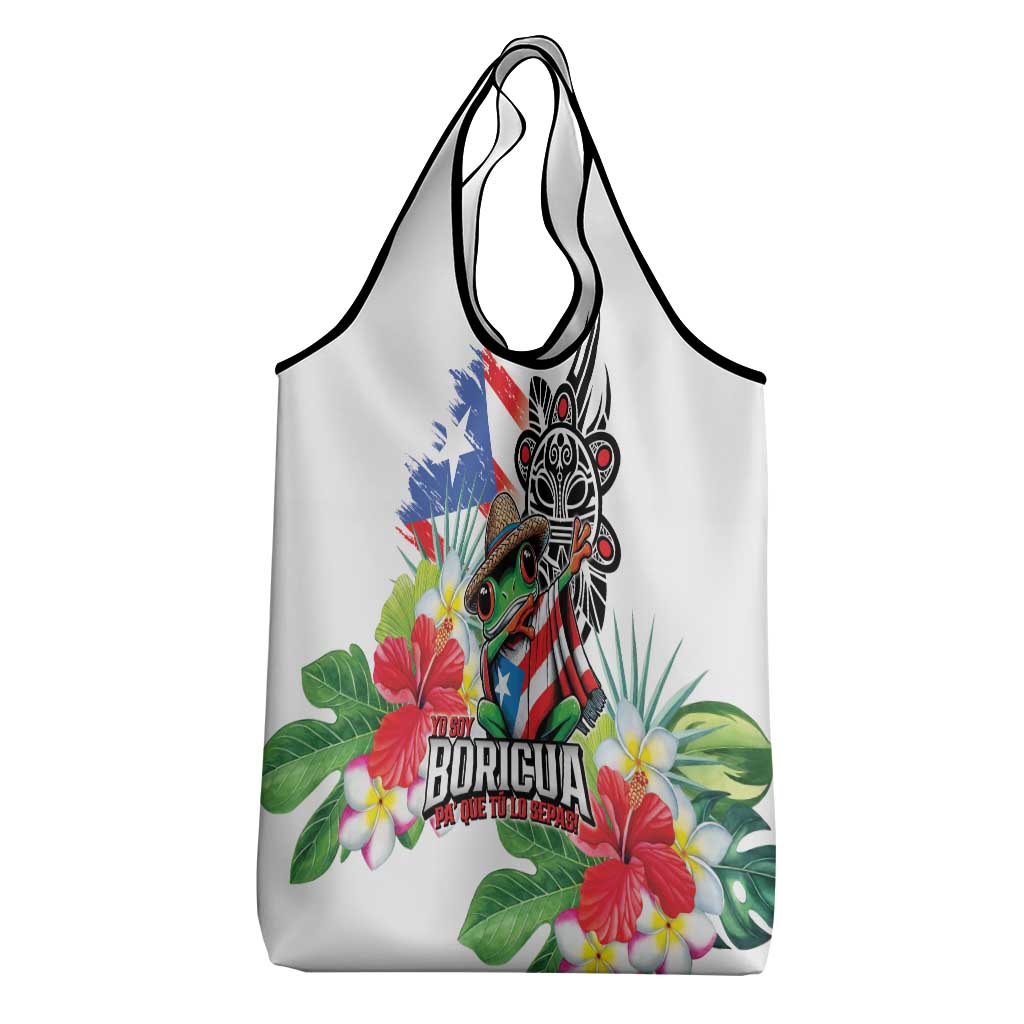Puerto Rican Yo Soy Boricua Grocery Bag
