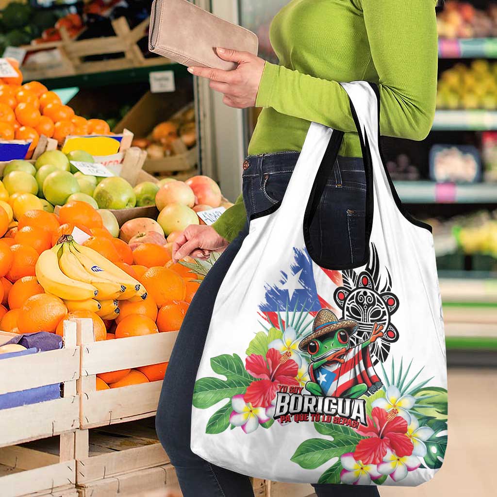 Puerto Rican Yo Soy Boricua Grocery Bag