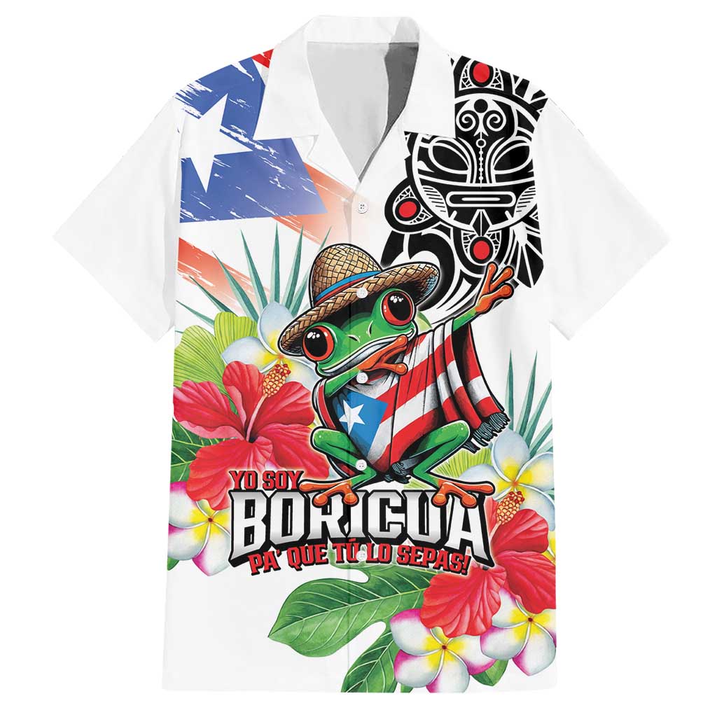 Puerto Rican Yo Soy Boricua Hawaiian Shirt