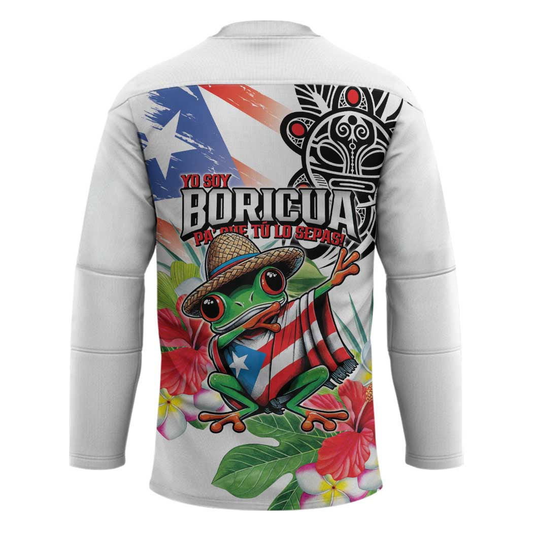Puerto Rican Yo Soy Boricua Hockey Jersey