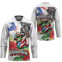 Puerto Rican Yo Soy Boricua Hockey Jersey