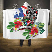 Puerto Rican Yo Soy Boricua Hooded Blanket