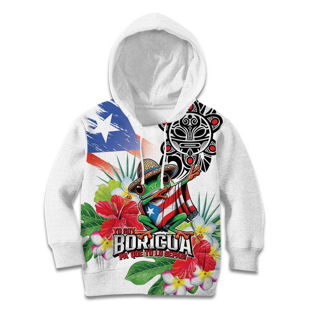 Puerto Rican Yo Soy Boricua Kid Hoodie