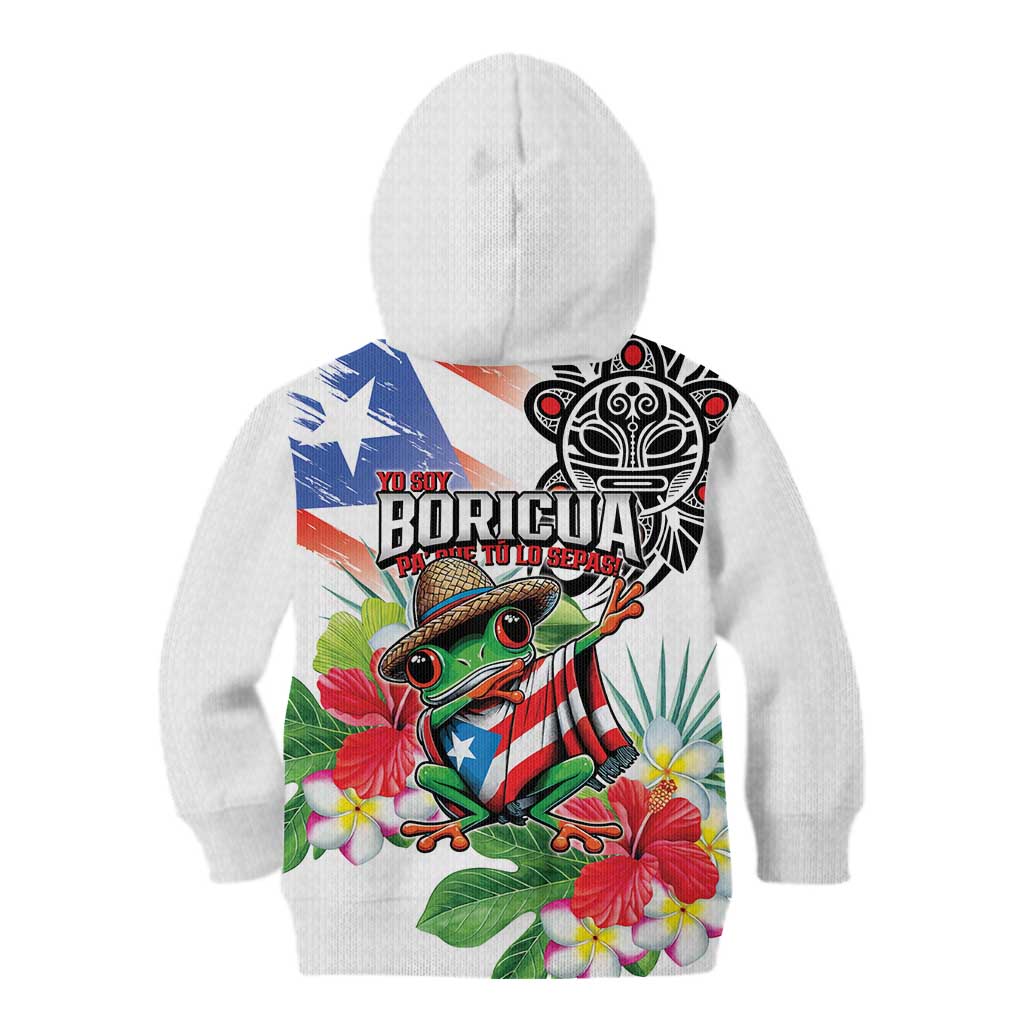 Puerto Rican Yo Soy Boricua Kid Hoodie