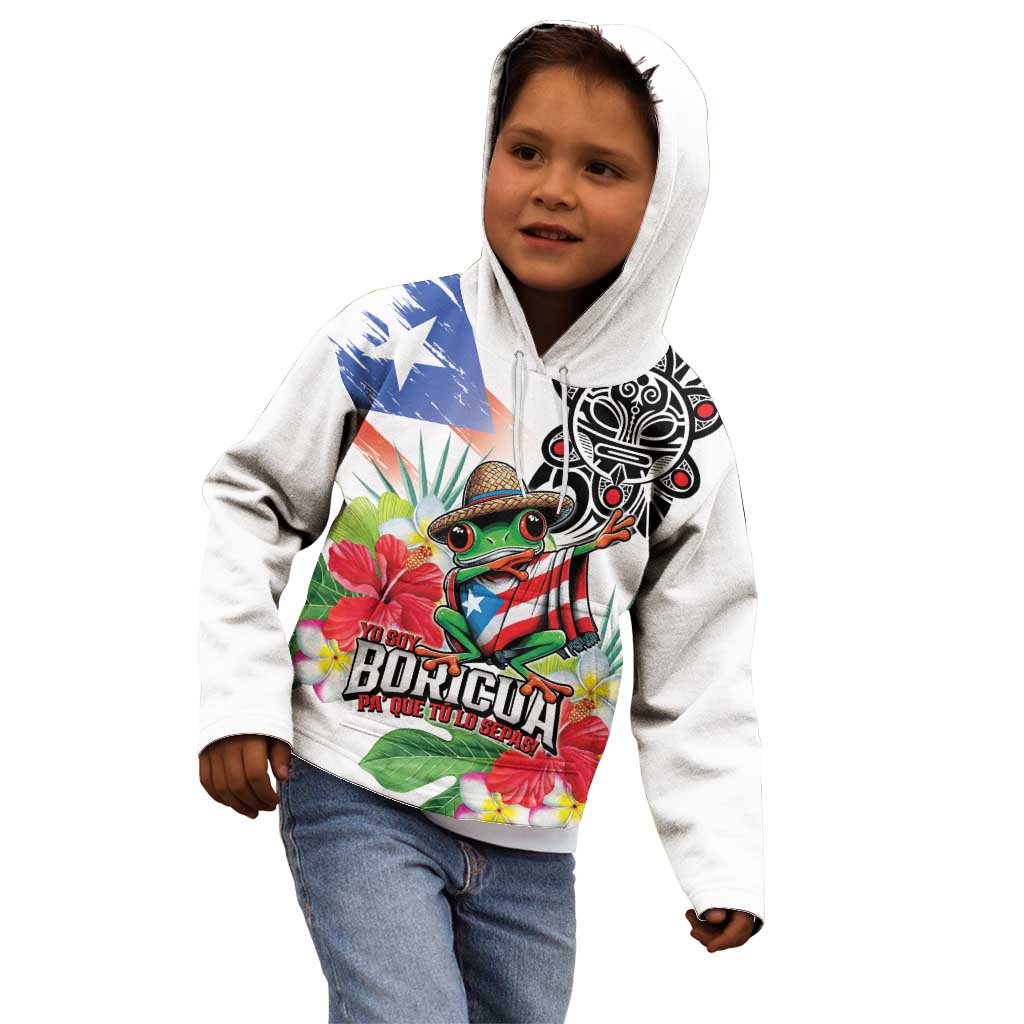 Puerto Rican Yo Soy Boricua Kid Hoodie