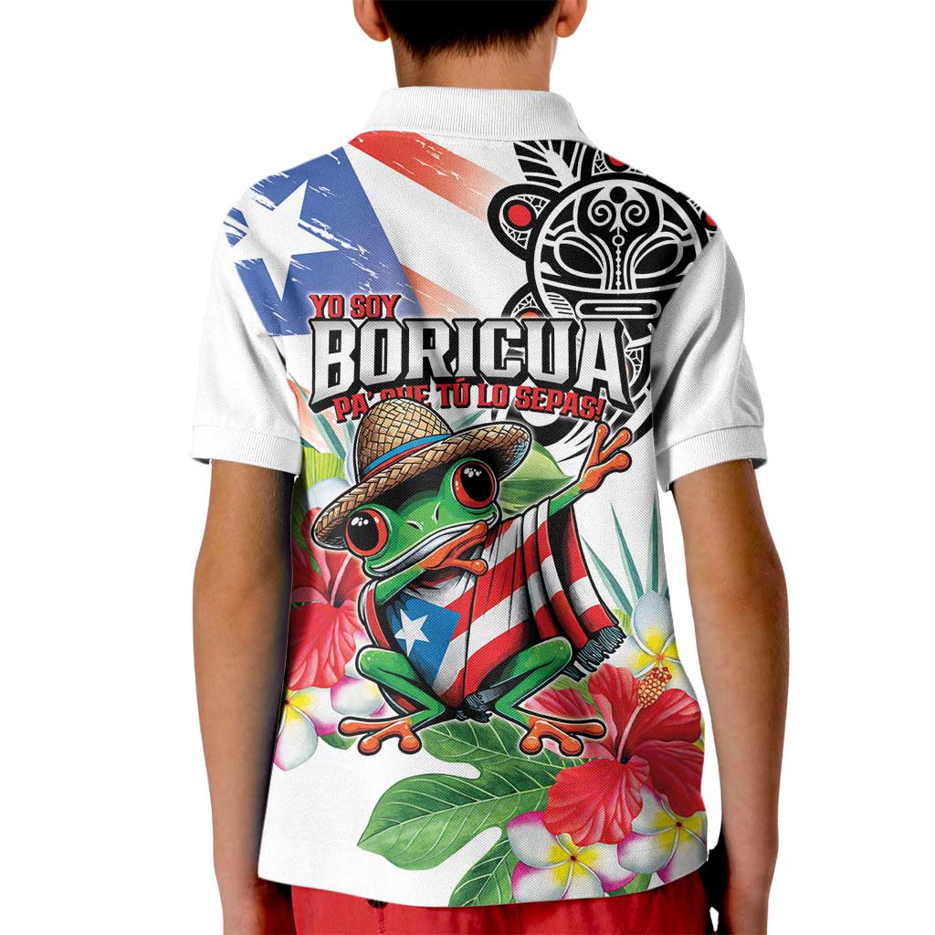 Puerto Rican Yo Soy Boricua Kid Polo Shirt