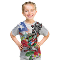Puerto Rican Yo Soy Boricua Kid T Shirt