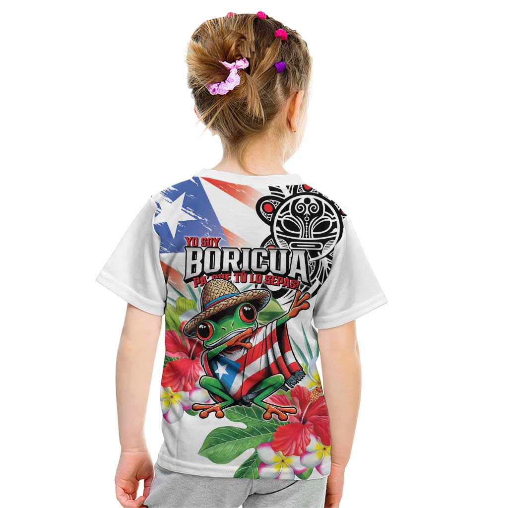 Puerto Rican Yo Soy Boricua Kid T Shirt