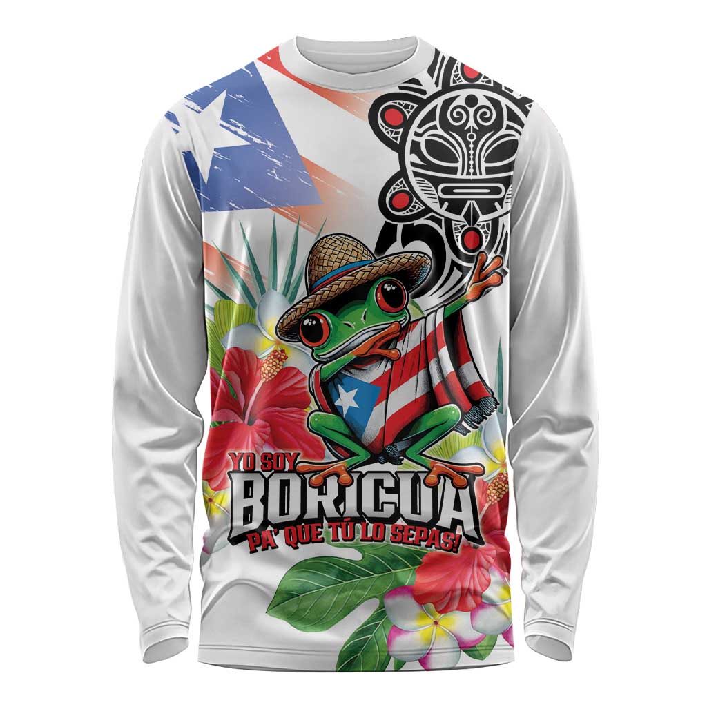 Puerto Rican Yo Soy Boricua Long Sleeve Shirt