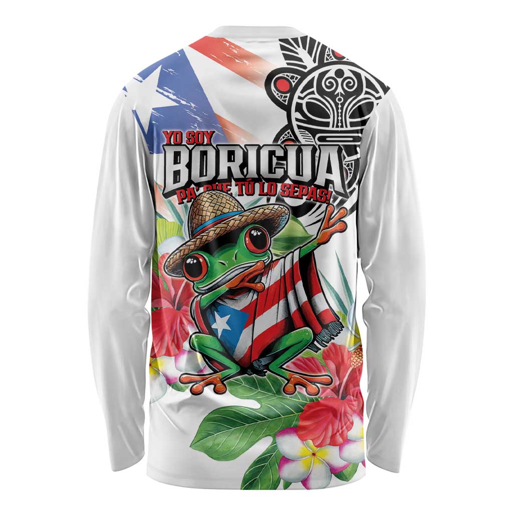 Puerto Rican Yo Soy Boricua Long Sleeve Shirt