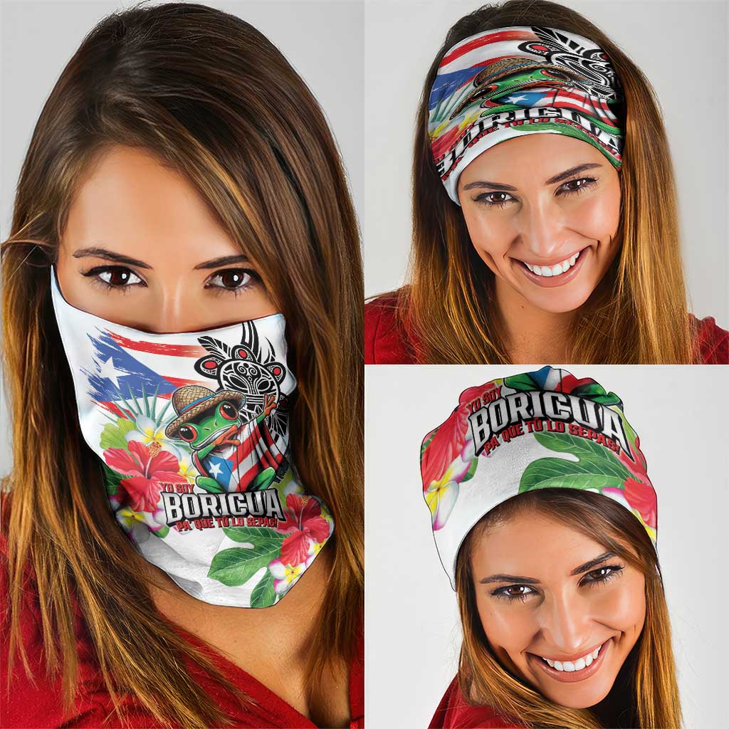 Puerto Rican Yo Soy Boricua Neck Gaiter
