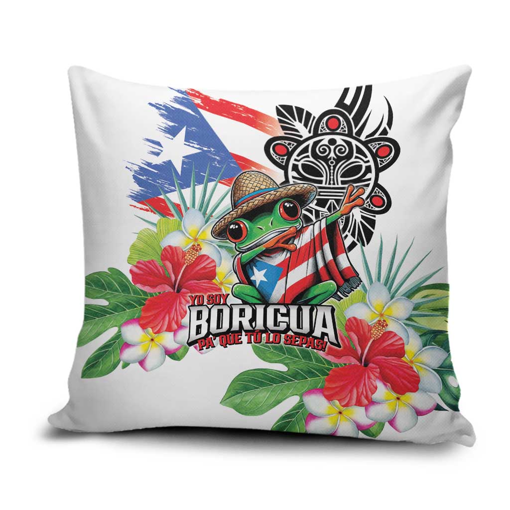 Puerto Rican Yo Soy Boricua Pillow Cover