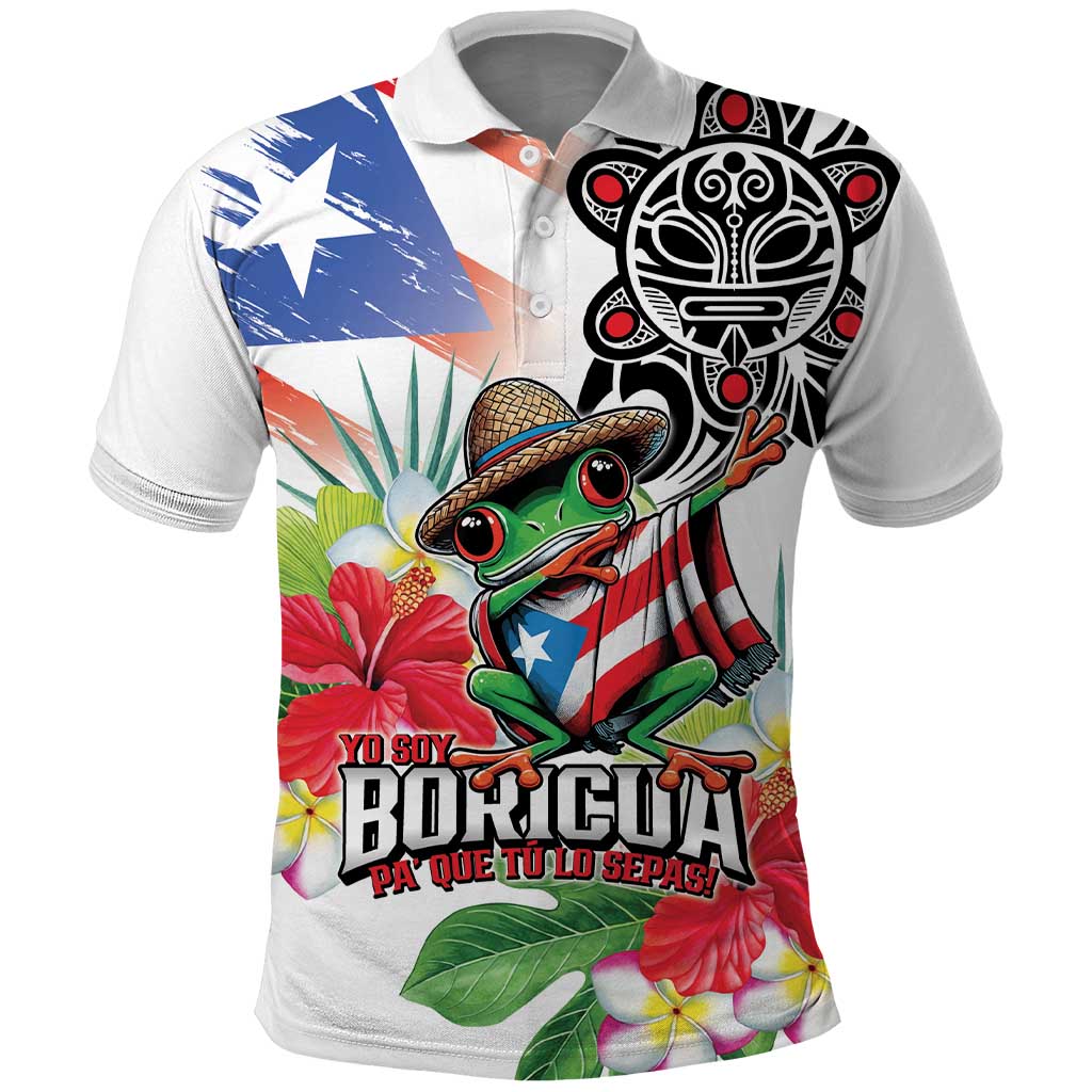 Puerto Rican Yo Soy Boricua Polo Shirt