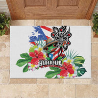 Puerto Rican Yo Soy Boricua Rubber Doormat