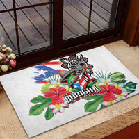 Puerto Rican Yo Soy Boricua Rubber Doormat