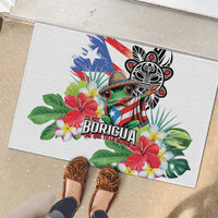 Puerto Rican Yo Soy Boricua Rubber Doormat