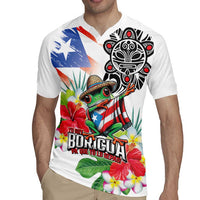 Puerto Rican Yo Soy Boricua Rugby Jersey
