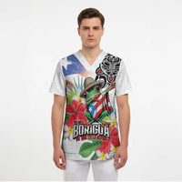 Puerto Rican Yo Soy Boricua Scrub Top