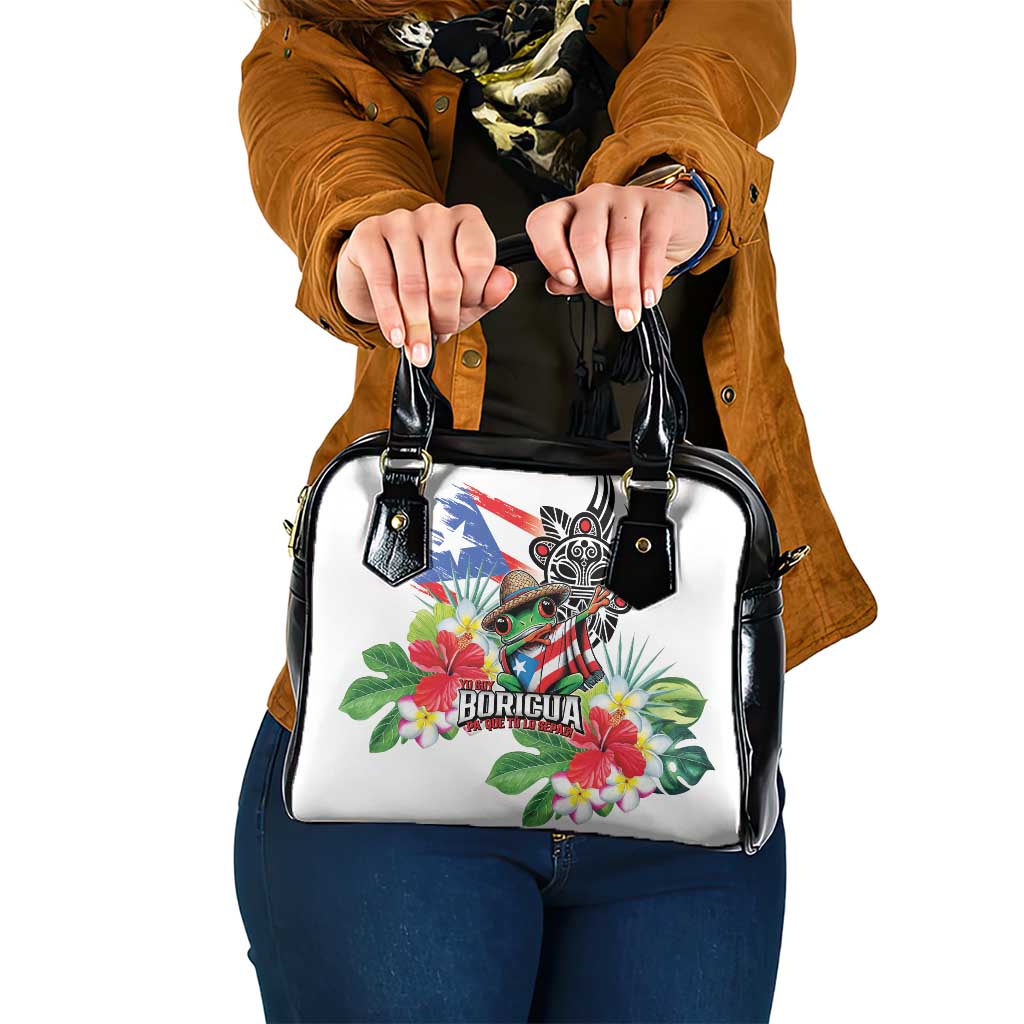 Puerto Rican Yo Soy Boricua Shoulder Handbag