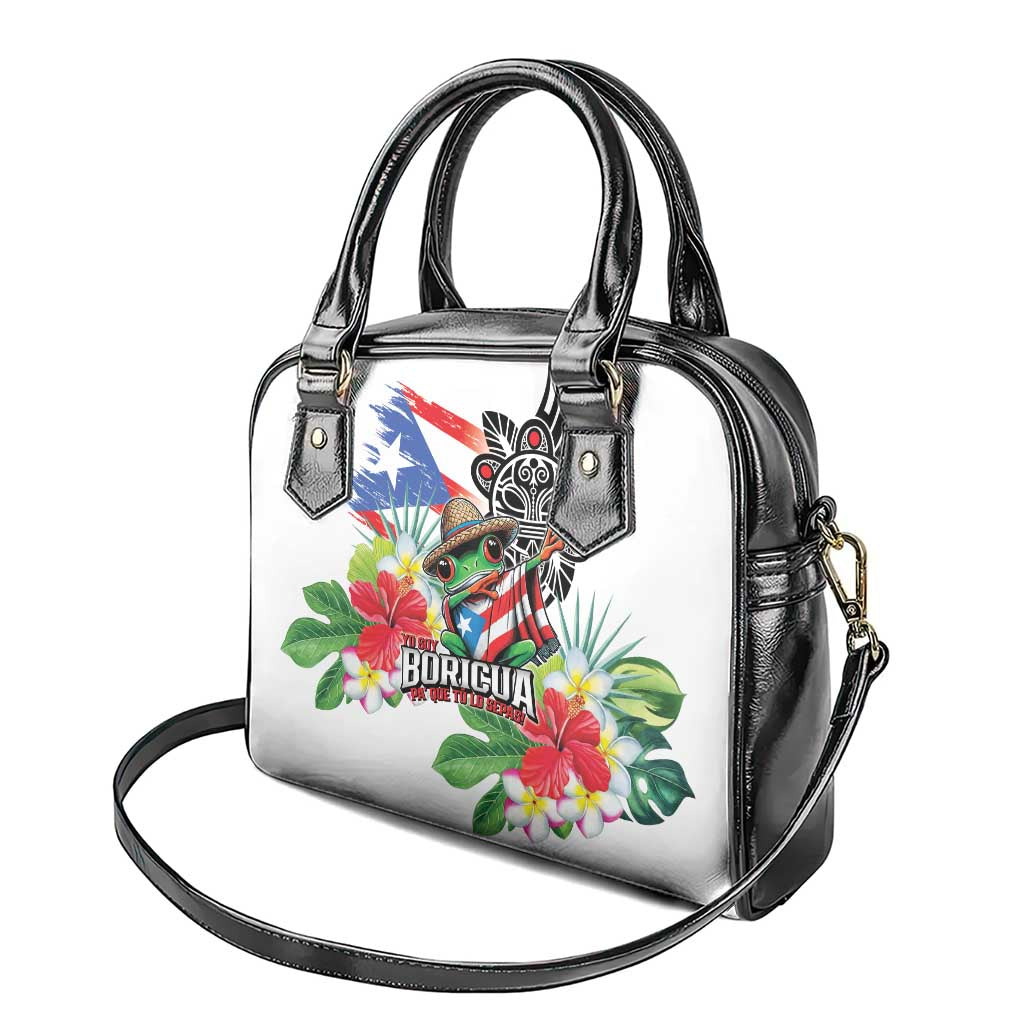 Puerto Rican Yo Soy Boricua Shoulder Handbag