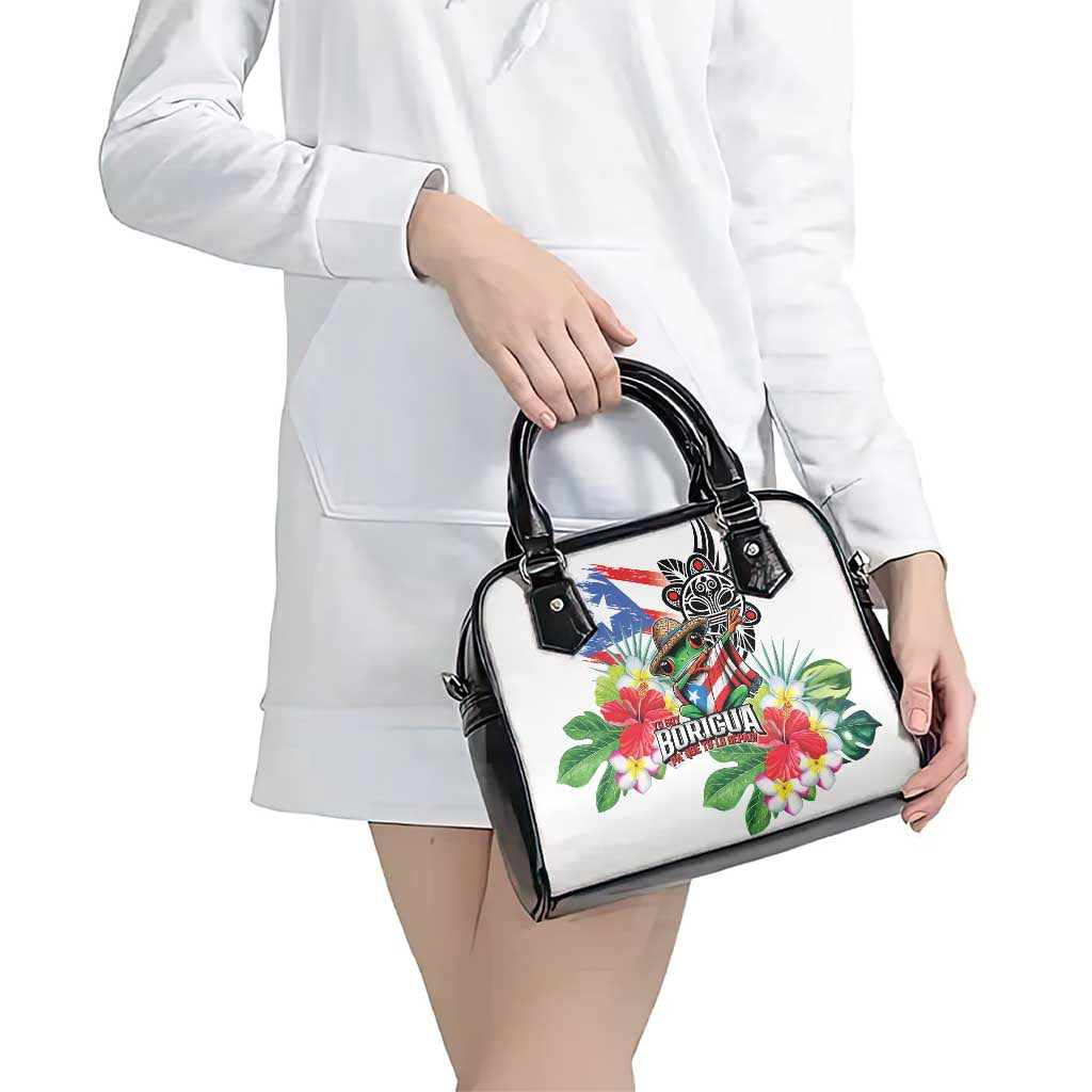 Puerto Rican Yo Soy Boricua Shoulder Handbag