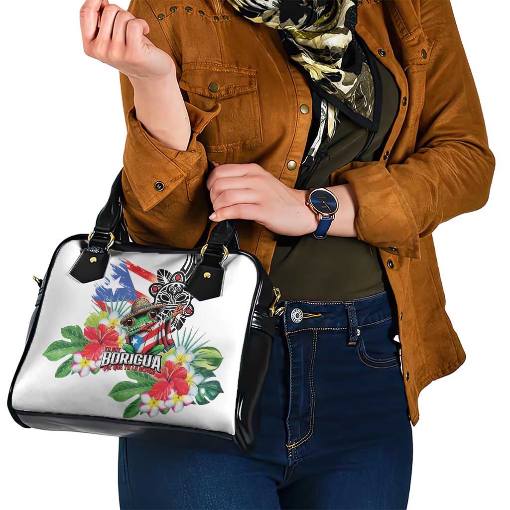 Puerto Rican Yo Soy Boricua Shoulder Handbag