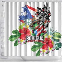 Puerto Rican Yo Soy Boricua Shower Curtain